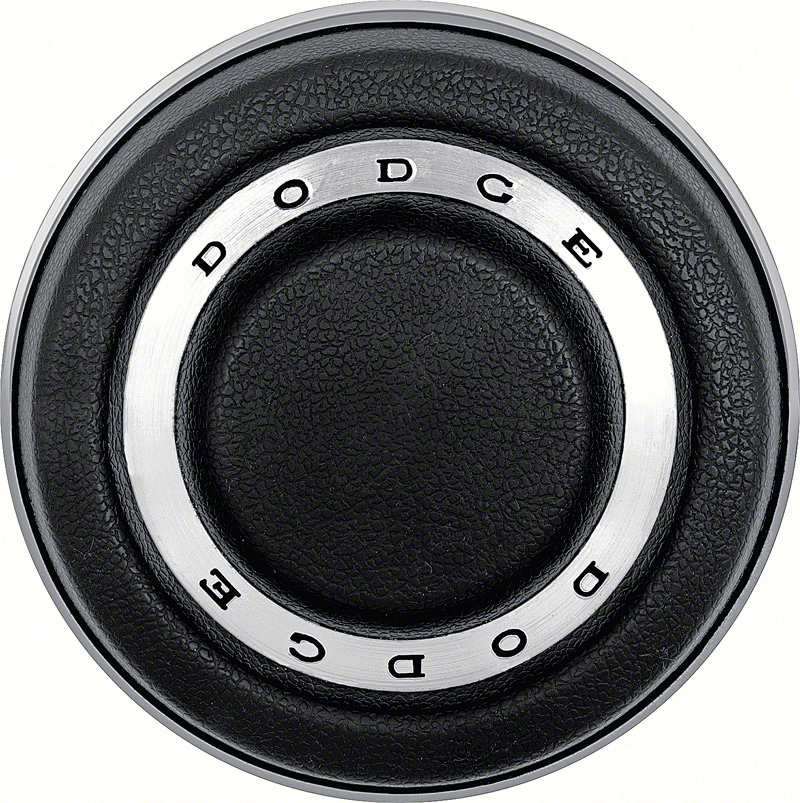 1970 Dodge Challenger Center Pad With Emblem For S83 Rim Blow Steering Wheel 