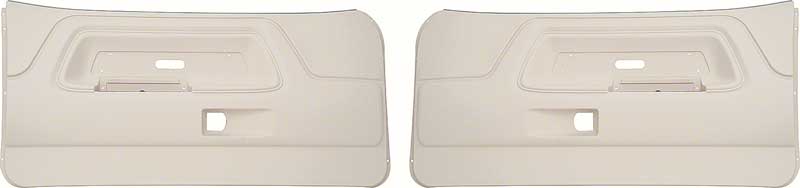 1970-74 Challenger White Front Door Panels 