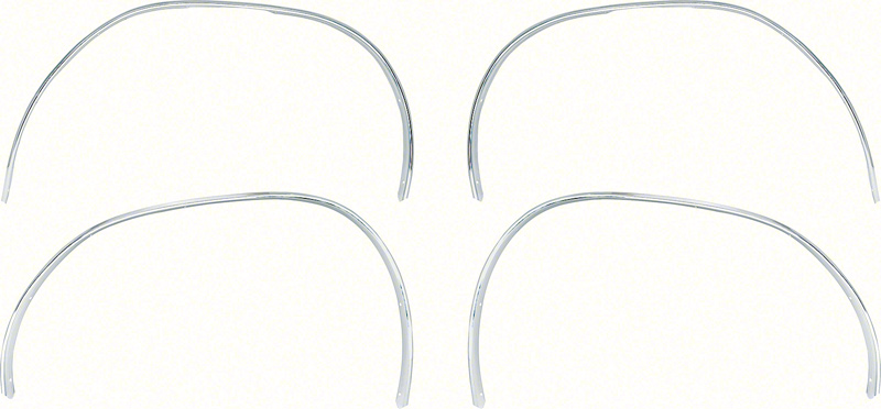1970-1974 Dodge Challenger Wheel Opening Trim Molding Set (Made In usa) 