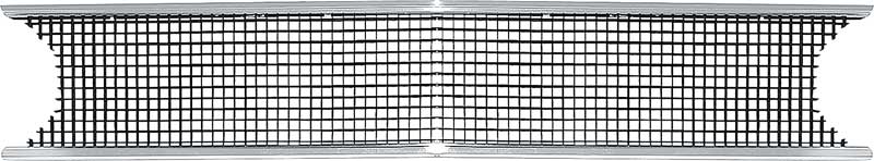 1968-69 Dodge B-Body Black Center Grill 