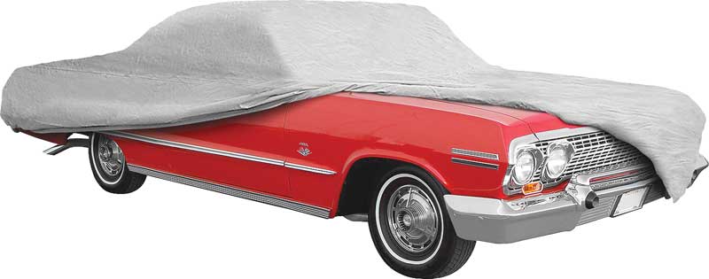 1959-60 Impala / Full Size 2 Or 4 Door Gray Softshield Flannel Car Cover 