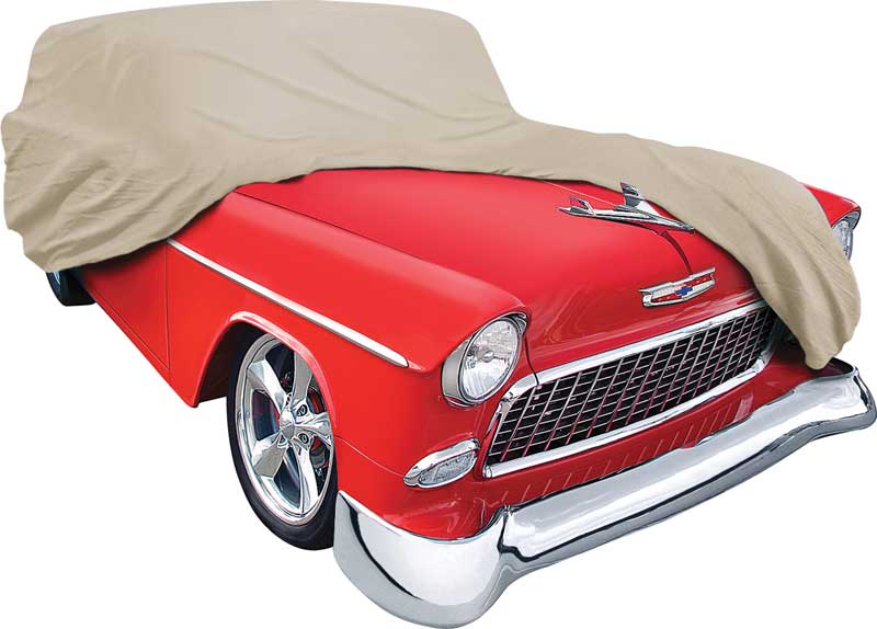 1955 Chevrolet 2 & 4 Door WagonsTan Weather Blocker Car Cover 