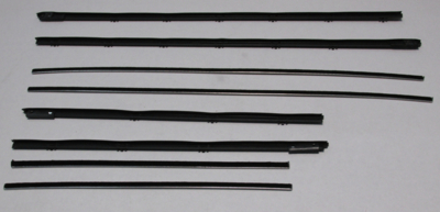 1965 Cutlass Convertible Authentic Window Felts Whiskers Kit (8pcs)
