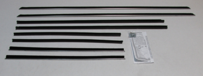 1965-66 Catalina 2 Door Sedan Authentic Window Felts Whiskers Kit (8pcs)