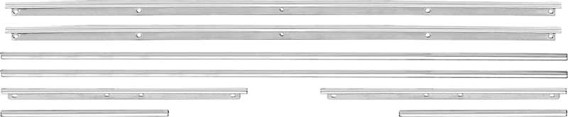 1967 Camaro / Firebird Coupe 8 Piece StandardDoor Panel Molding Set 