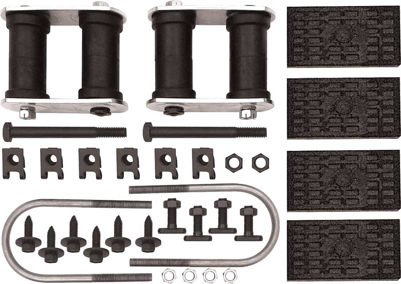 1967-69 Camaro/Firebird, 68-74 Nova / X-Body Multi-Leaf Install Set U-Bolts & T-Bolts 