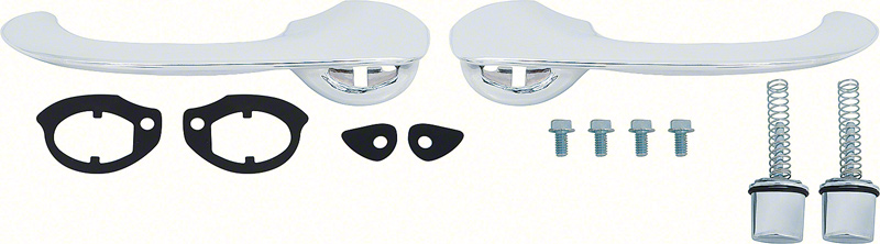 1962-65 Chevy II / Nova 2 Or 4 Door Front Outer Door Handle Set 