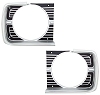 1968 Dodge Dart Headlamp Bezel Package - LH and RH