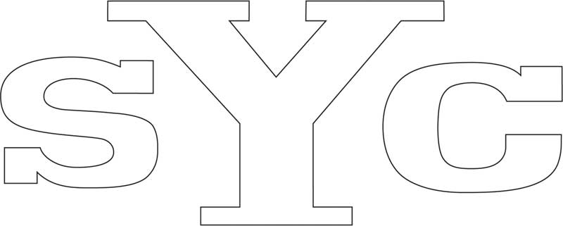 1969 Yenko White SYC Headrest Decal 