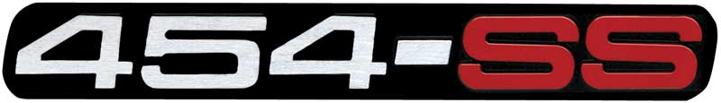 1988-98 Chevrolet / GMC Truck "454-SS" Door Emblems 