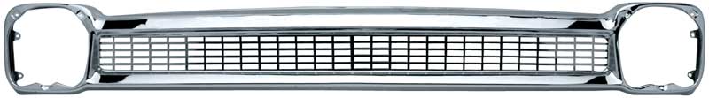 1964-66 Chevrolet Pickup Grill - W/O Chevrolet Lettering 