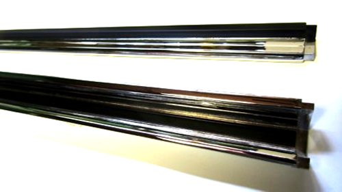 1966-1967 Dodge Charger Stainless Steel Upper and Lower Taillight Trim 
