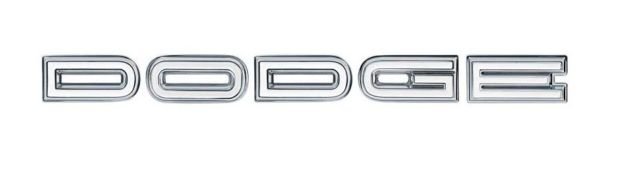 1968 Dodge Coronet Tail Panel Letters