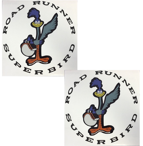 Plymouth SuperBird Wind Decals Set in Black Plymouth SuperBird Wind Decals Set in Black