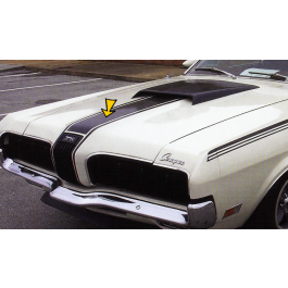 1970 Mercury Cougar Eliminator Hood Stripe