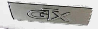 1967 GTX Back Seat Chrome Emblem