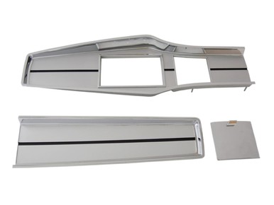  1967-68 A-body Chrome 4 Speed Console Plate Kit