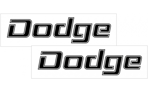 1973 1974 Dodge Quarter Panel Decal Set - 3.5" x 17"