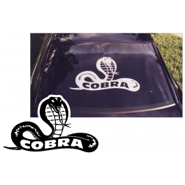 Mustang Striking Cobra Decal -16" x 26.5"