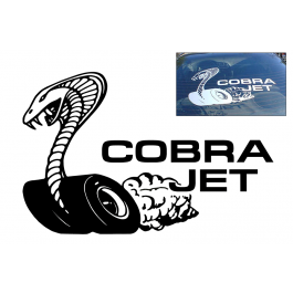 Mustang Cobra Jet Decal - 16" x 24.5"