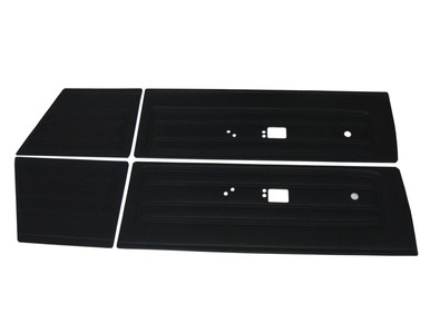 6502-C Mopar 1968 Barracuda Front & Rear Door Panels for Fastback