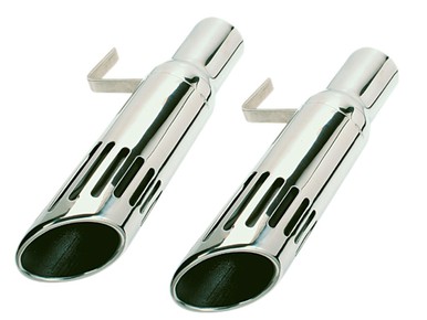  1971-74 B-body 2-1/2" Long Style Slotted Exhaust Tips