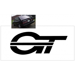 1986 Ford Escort GT Front Nose Decal