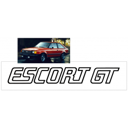 1983 Ford Escort GT Decal