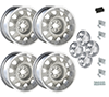 Mopar Rallye Wheels for Dodge/Plymouth Light Argent (2)17x9" (2)17x8 w/Caps