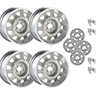 Mopar Rallye Wheels Package for Dodge/Plymouth Light Argent (2)17x9" (2)17x8