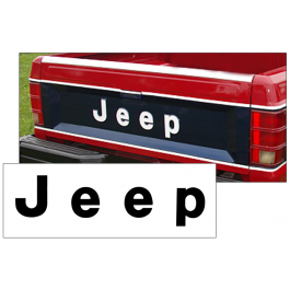 1986-92 Jeep - MJ Comanche Pickup Tailgate Letter Decal Set