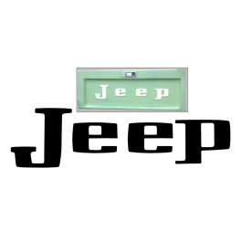 1963-88 Jeep - J10 J-Truck Tailgate Letter Decal Set