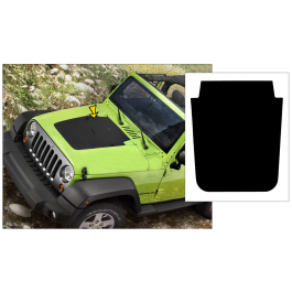 2007-12 Jeep Mountain Edition JK Wrangler Hood Blackout Decal