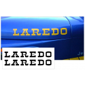 Jeep Hood Decal Lettering Kit - LAREDO Name