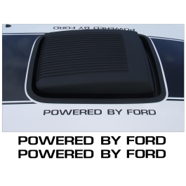 Powered By Ford Accent Decal Set