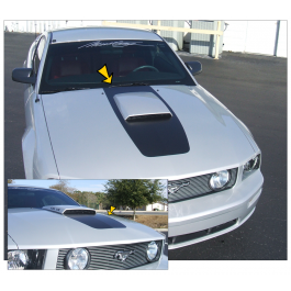 2005-09 Mustang Hood Bulge Decal Kit