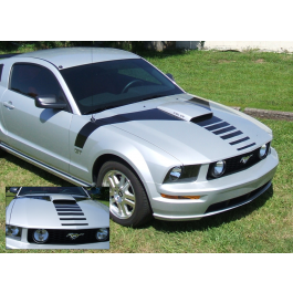 2005-09 Mustang GT Hood Flair with Nose Fader Decal Kit