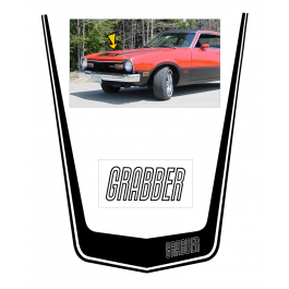 *1973-75 Ford Maverick Grabber Hood Decal