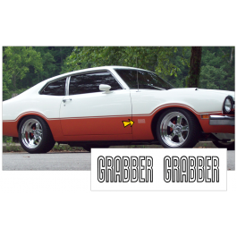 1973 Ford Maverick Grabber Fender Name Paint Stencil Set