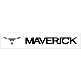 Ford Maverick Windshield Decal with Logos