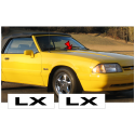 1987-93 Mustang Hood Cowl Decal Set - LX
