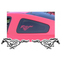 Mustang Detailed Pony Decal Set - 3" x 7.75"