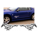 Mustang Detailed Pony Decal Set - 5" x 13"