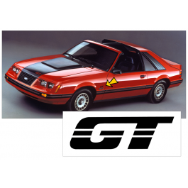 1983-86 Mustang GT Fender / Trunk Decal