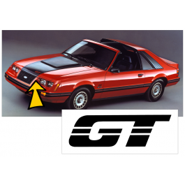 1983-84 Mustang GT Hood Decal