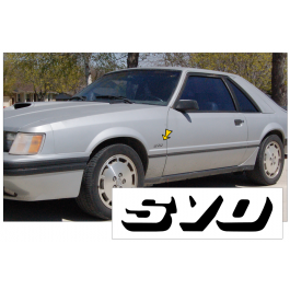 1983-86 Ford Mustang SVO Fender Decal