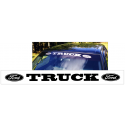 Ford Truck with Ovals Windshield Decal