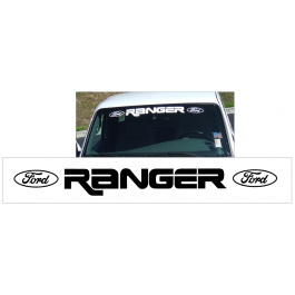 Ford Ranger with Ovals Windshield Decal