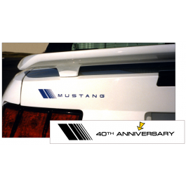 2004 Mustang Fader Trunk Decal - 40TH Anniversary