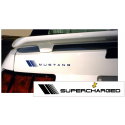 Mustang Fader Trunk Decal - Supercharged Name